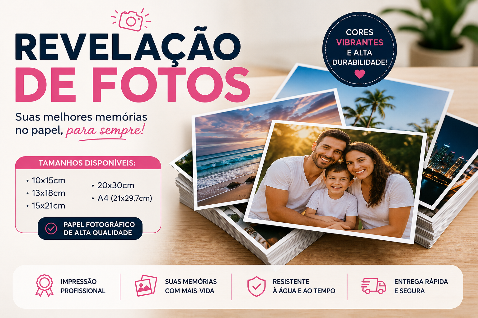 Revelação de fotos