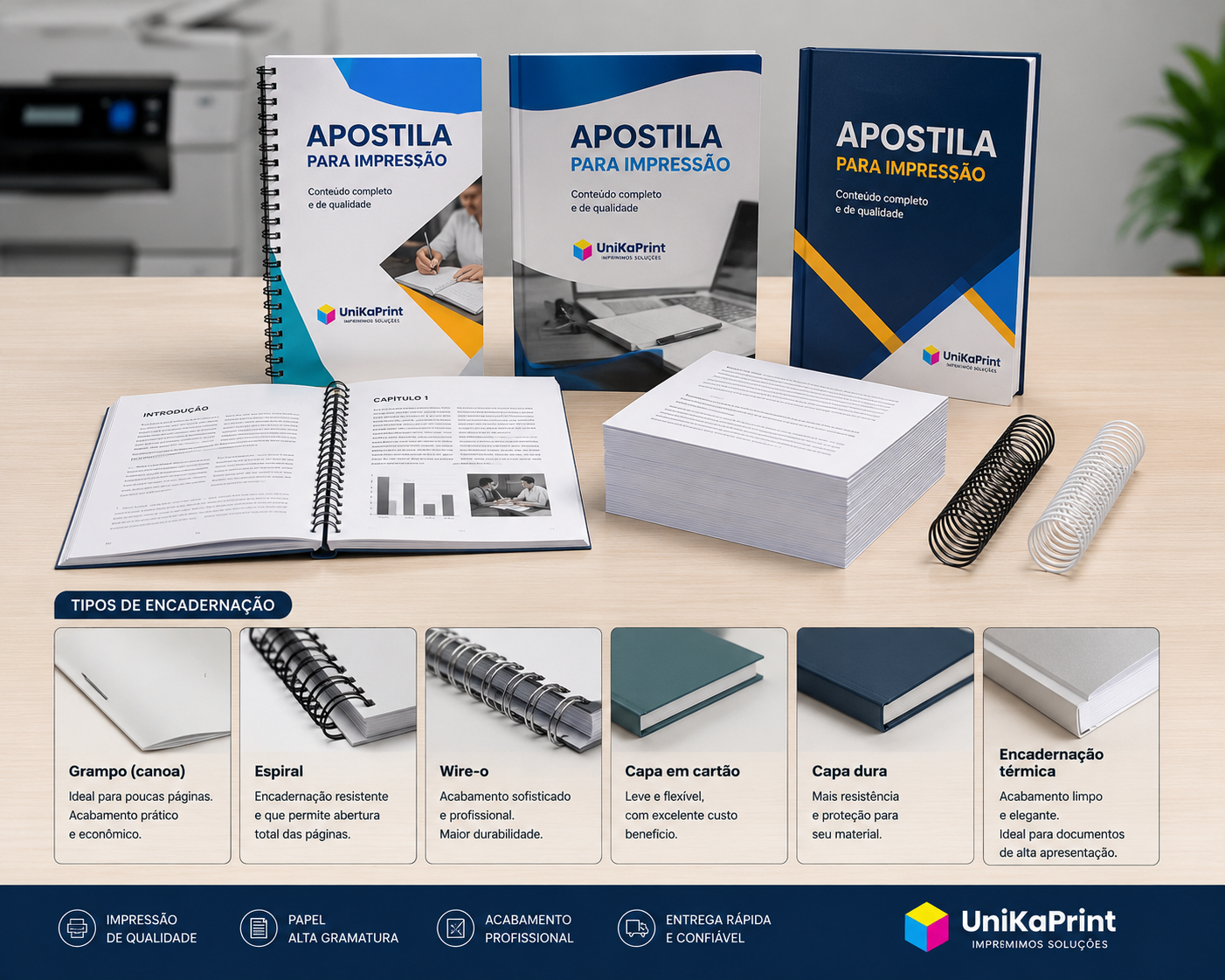 Impressão de apostila